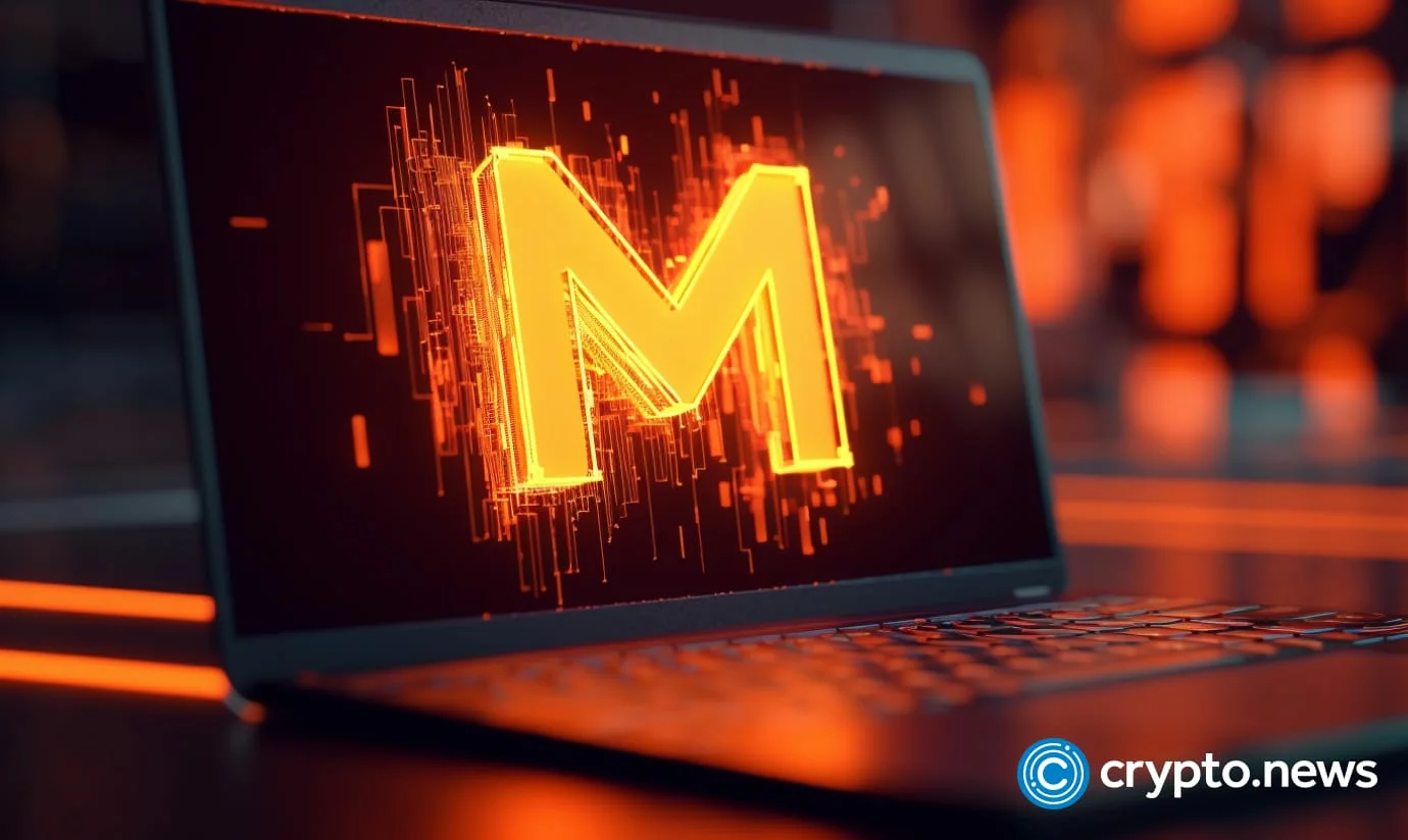 Monero price block reorganization