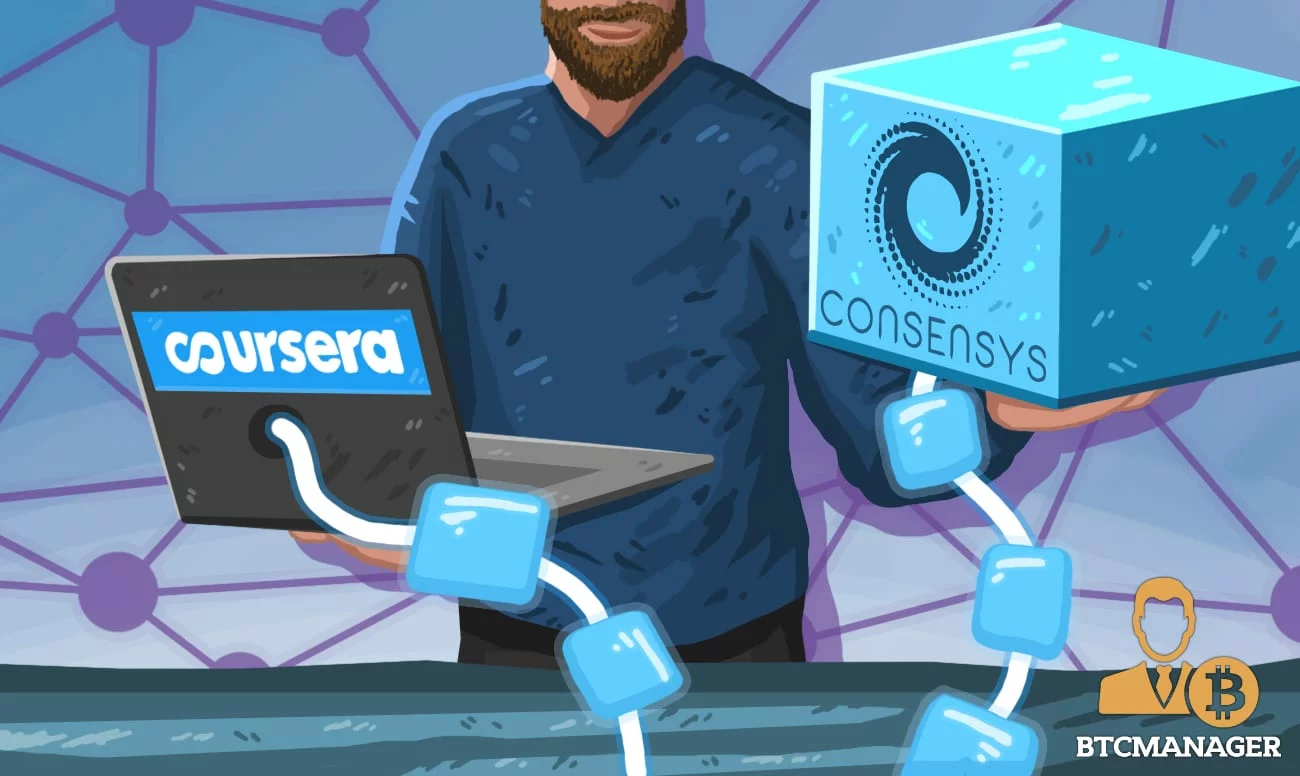 Coursera Join Forces with ConsenSys to Launch Online Blockchain Technology and Cryptography Course