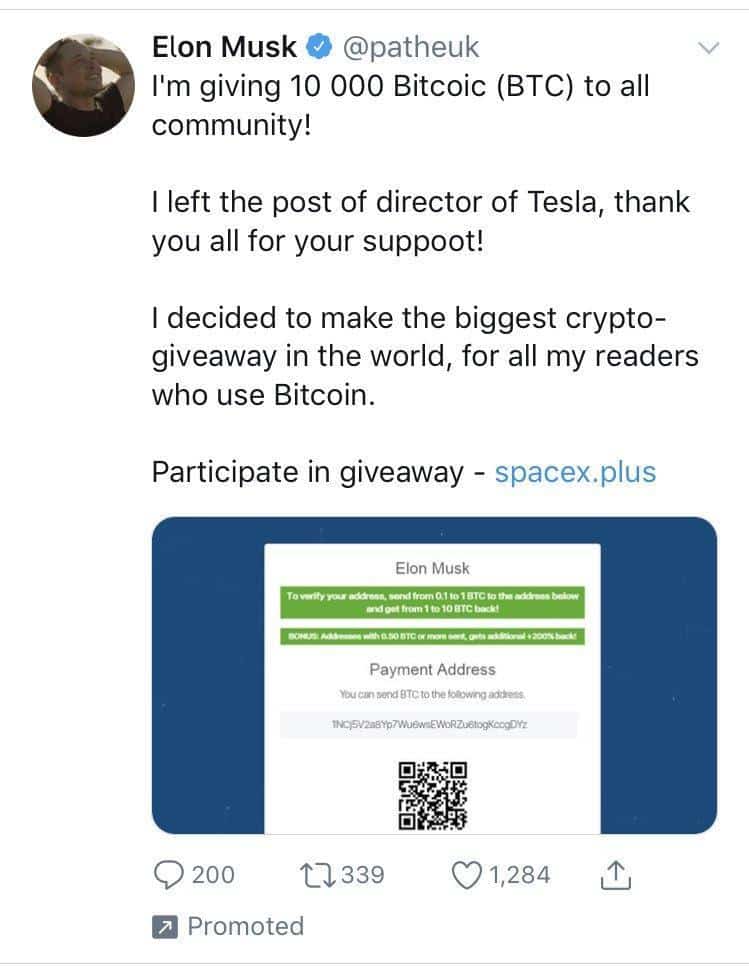 Mobile Tweet Elon Musk