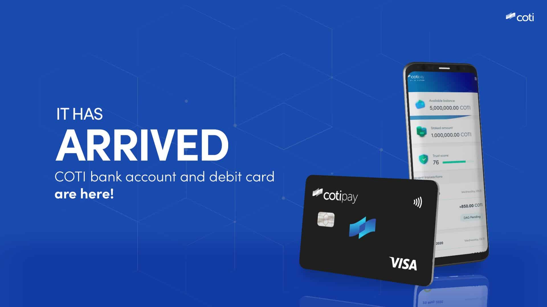 COTI Introduces Bank Accounts And VISA Debit Cards - 2