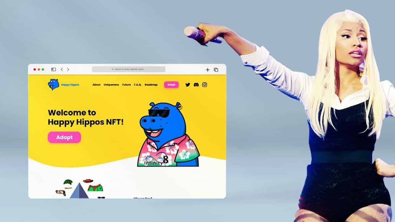 Nicki Minaj Reveals The Happy Hippos NFTs Pre-sale - 2