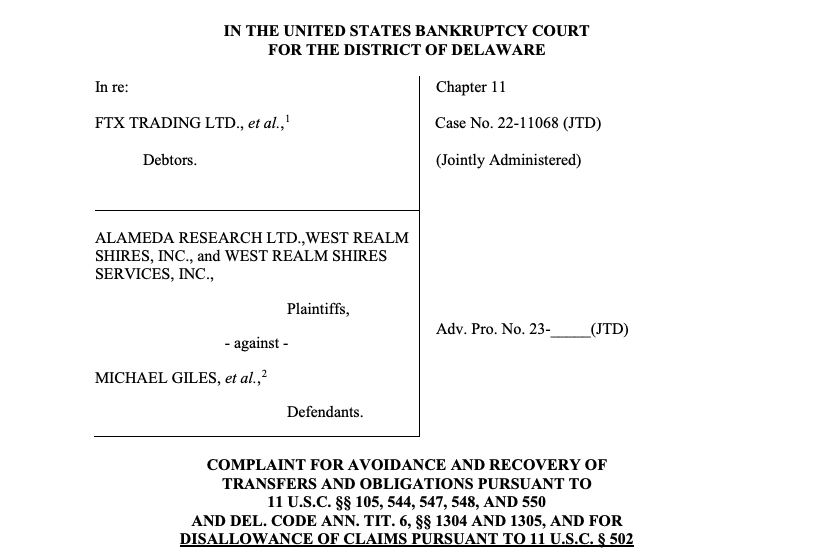 The lawsuit filed against Embed insider and CEO Michael Giles. | Source: Kroll