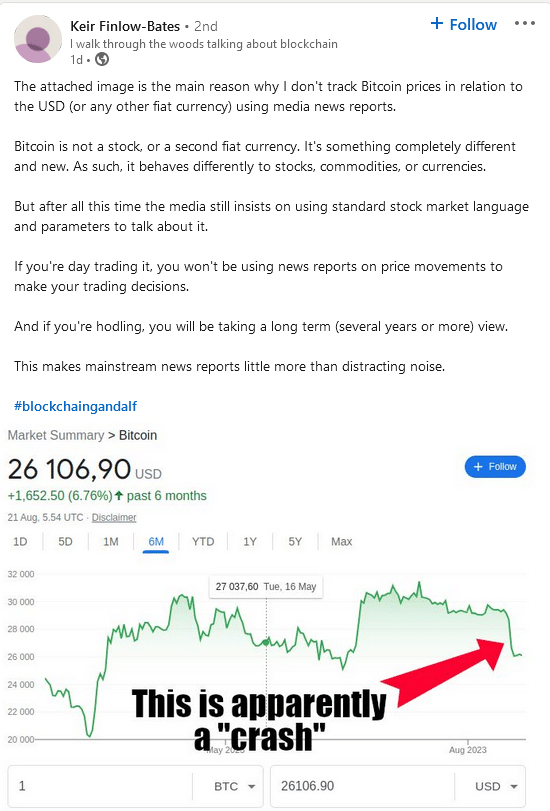 Why tracking Bitcoin with fiat is crucial - 2