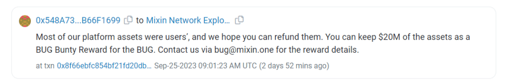 Report: hackers control over 90% of Mixin's USDT holdings - 4