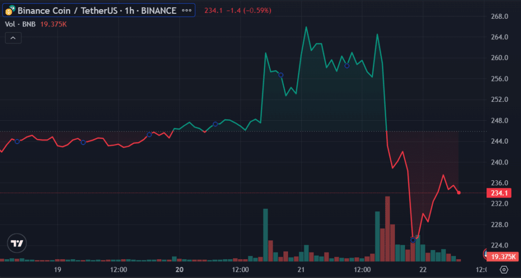 BNB plummets 9.2% amidst wider crypto downturn after Binance charges - 2