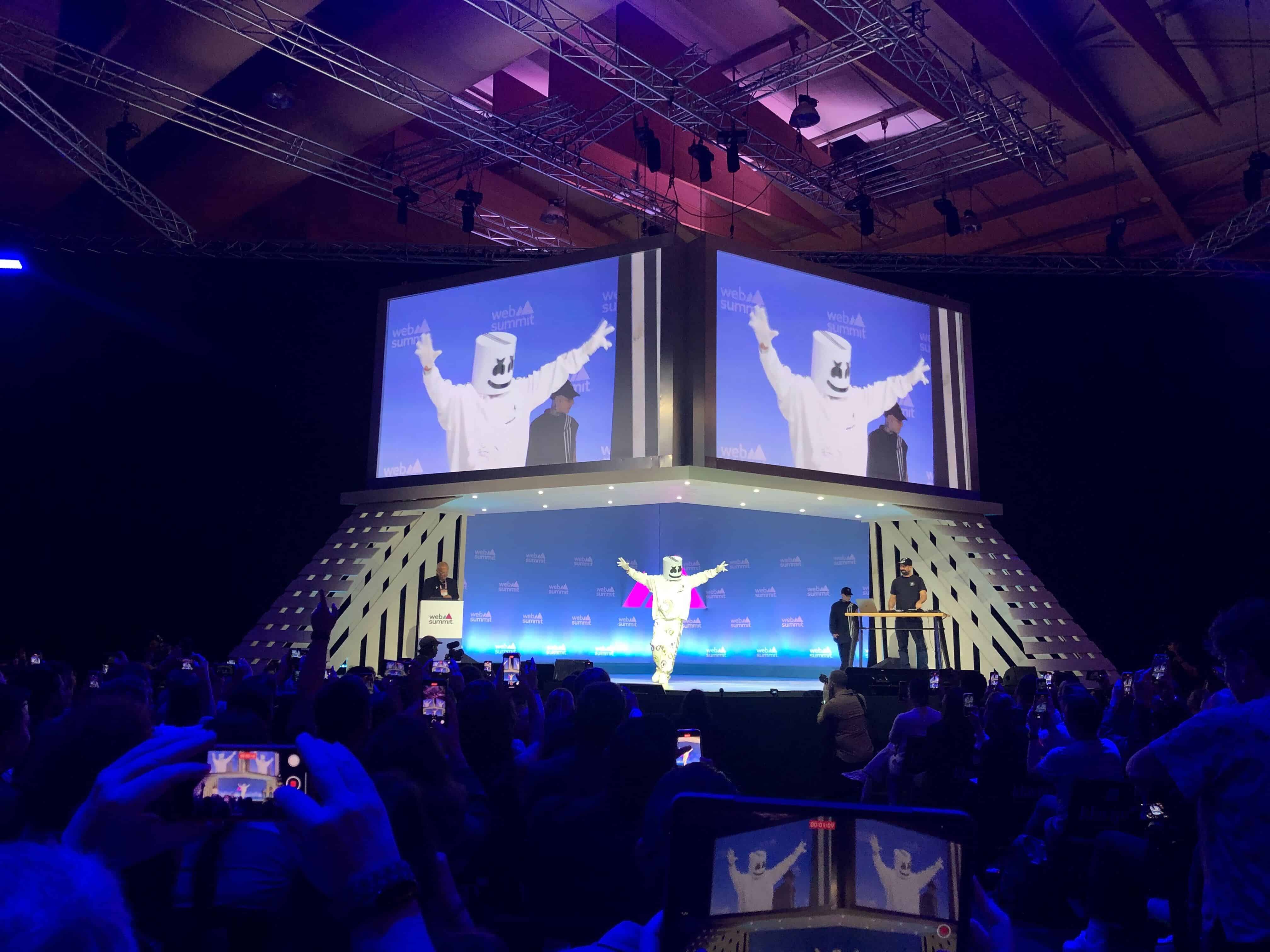 Fake DJ Marshmello presents sham coin at Web Summit as activists’ campaign - 3