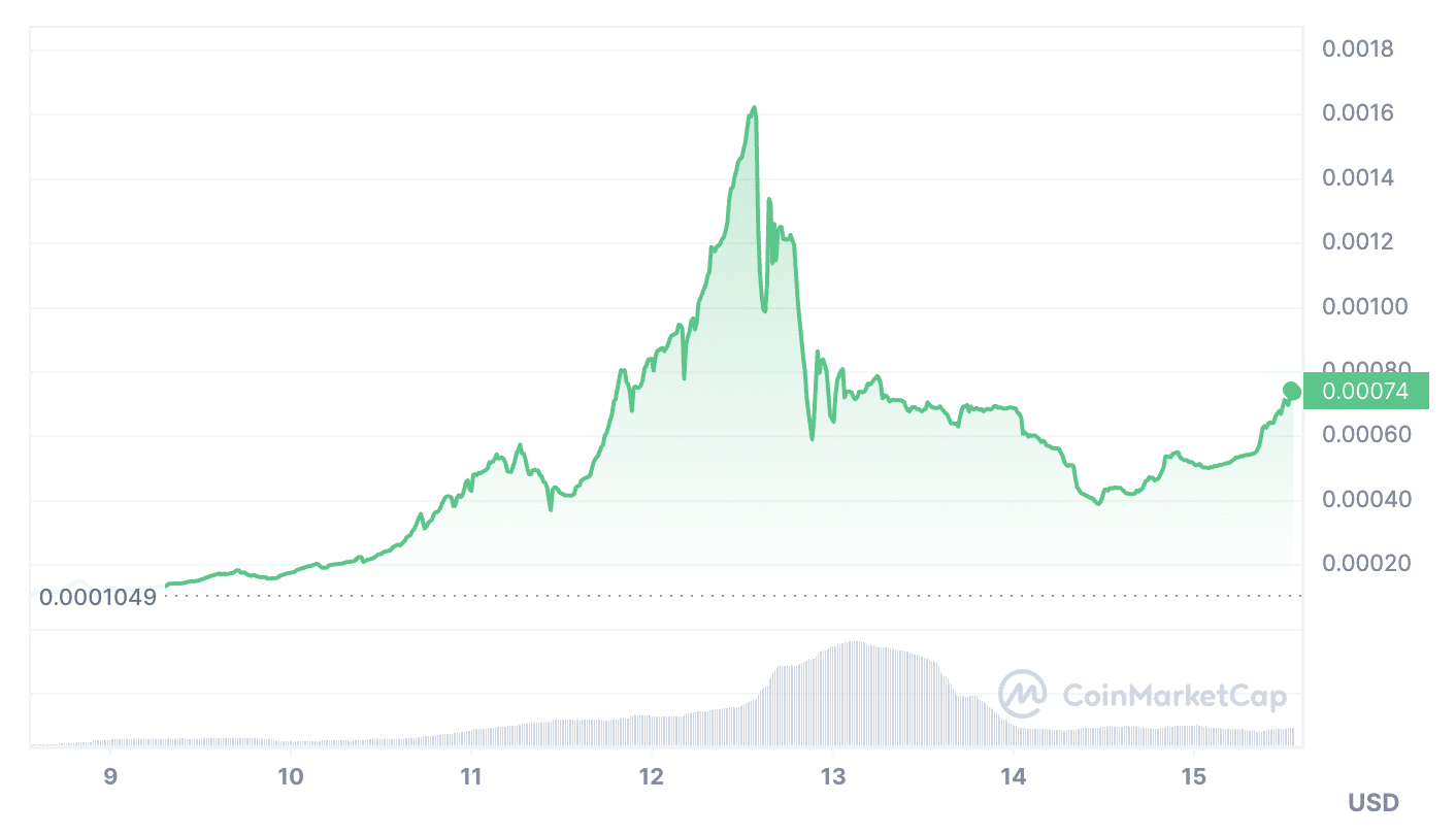 This token is up 600% in a week amid meme coin rally - 2