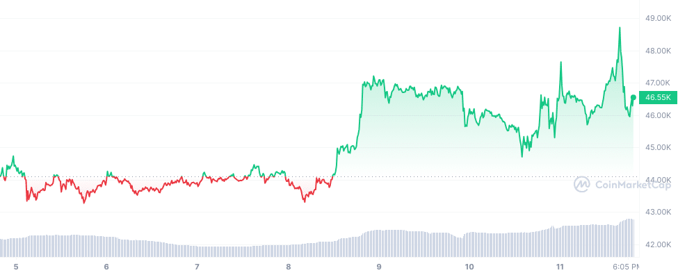 Bitcoin ETF approval: crypto volume spiked, market cap rose - 3