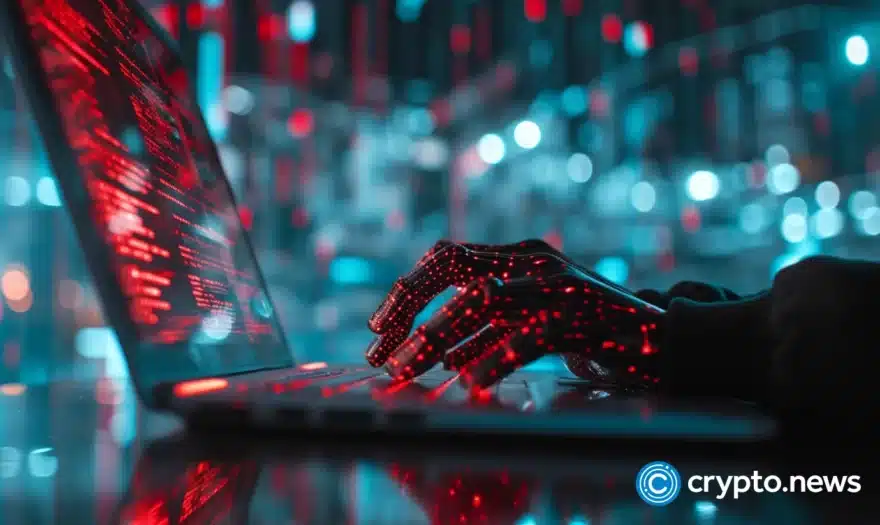 Image showing an AI hacker or cybersecurity expert 
