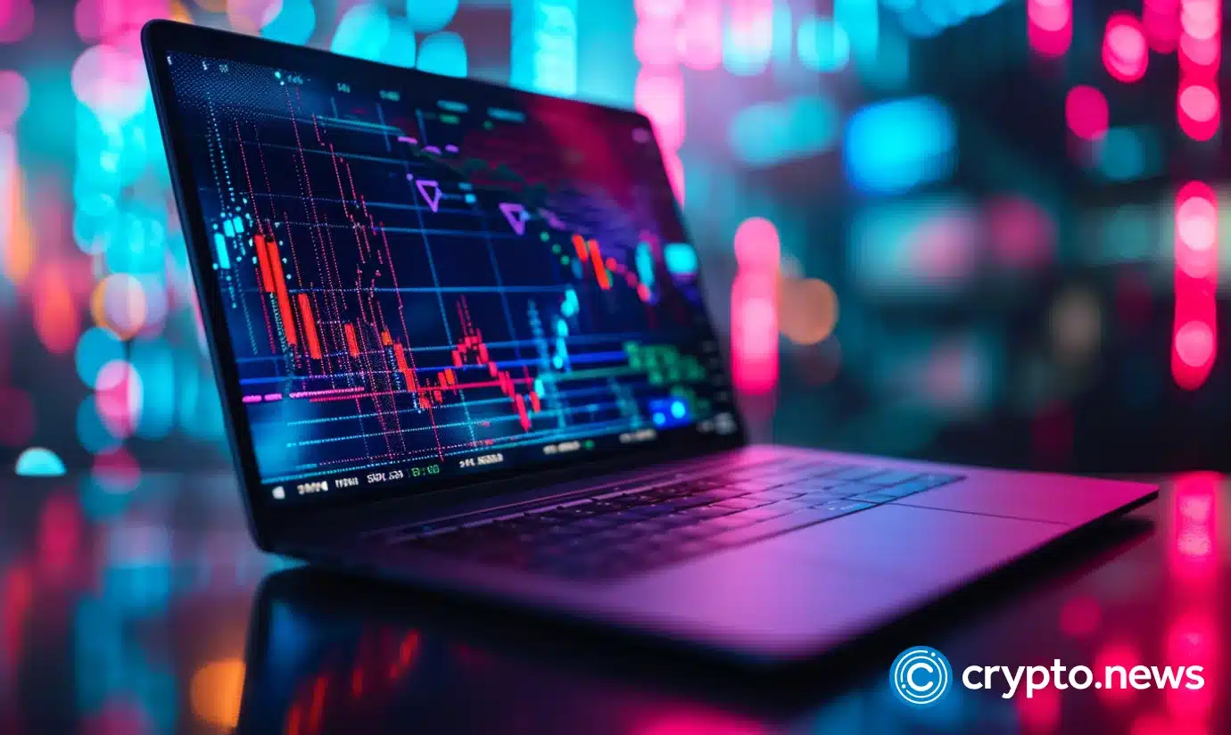crypto exchange laptop