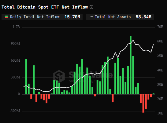 Bitcoin ETFs break outflow streak with $15.7m net inflow - 2