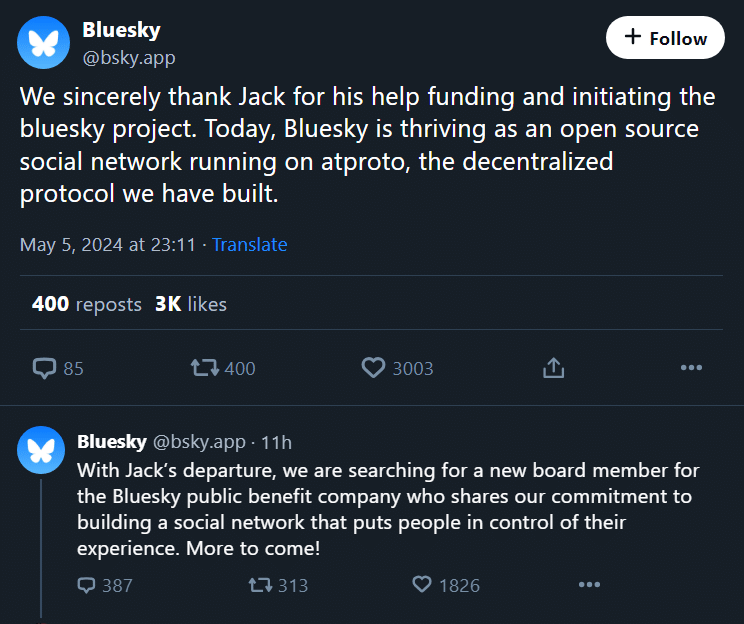 Jack Dorsey abandons Bluesky, leaves board of directors - 2