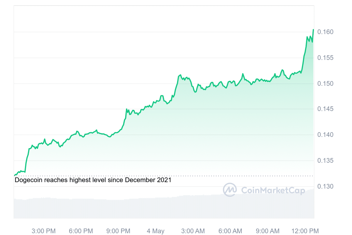 Dogwifhat, Floki, Dogecoin soar as crypto market cap spikes 7.77% - 6