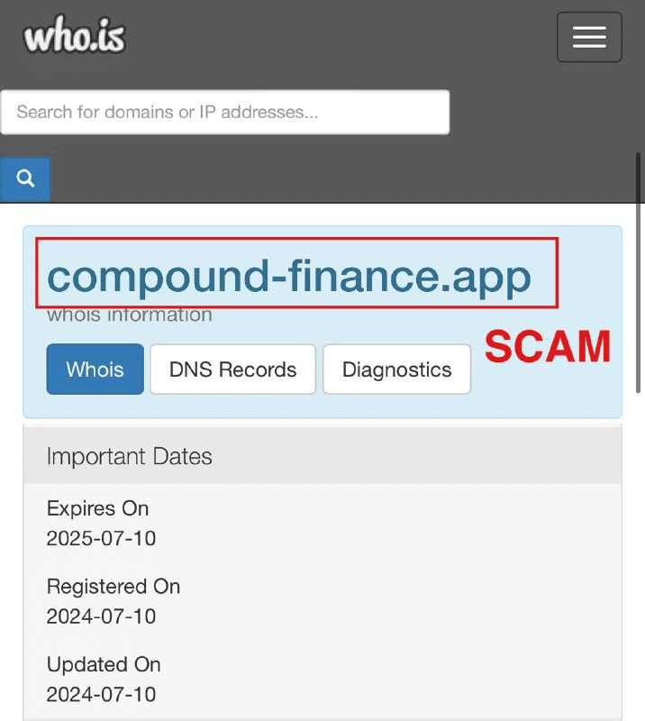 Compound Finance website allegedly hijacked: report - 2