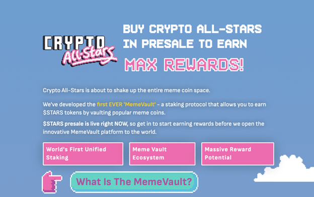 Crypto All-Stars set to lead memecoins after presale tops $750K - 4
