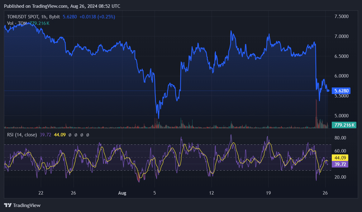 Whales accumulated 13m TON while the price was falling - 4