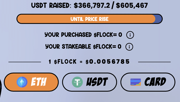 Flockerz presale raises over $370K in opening days - 3