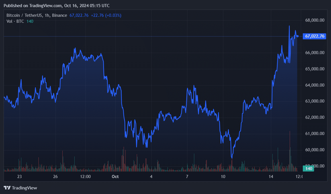 Bitcoin holding strong at $67k amid solid ETF inflows - 2