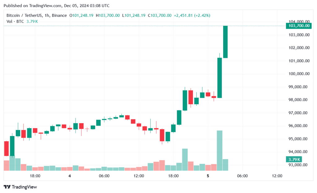 Bitcoin breaks $100k amid historical bull run - 2