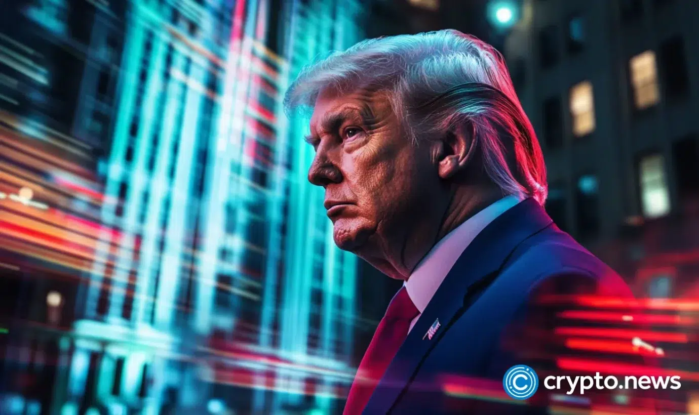Donald Trump, whose tariffs on China spooked crypto markets