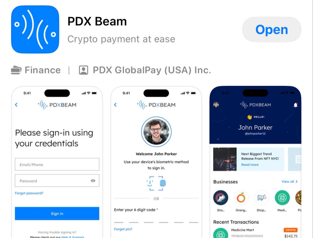 PDX Global's crypto-fiat payment app debuts on App Store and Google Play - 2
