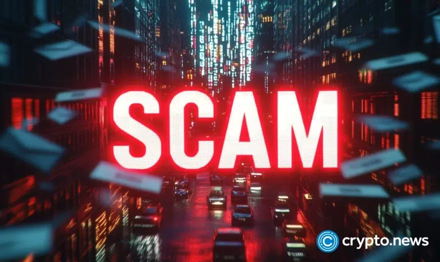 An Image Showing Crypto Scam