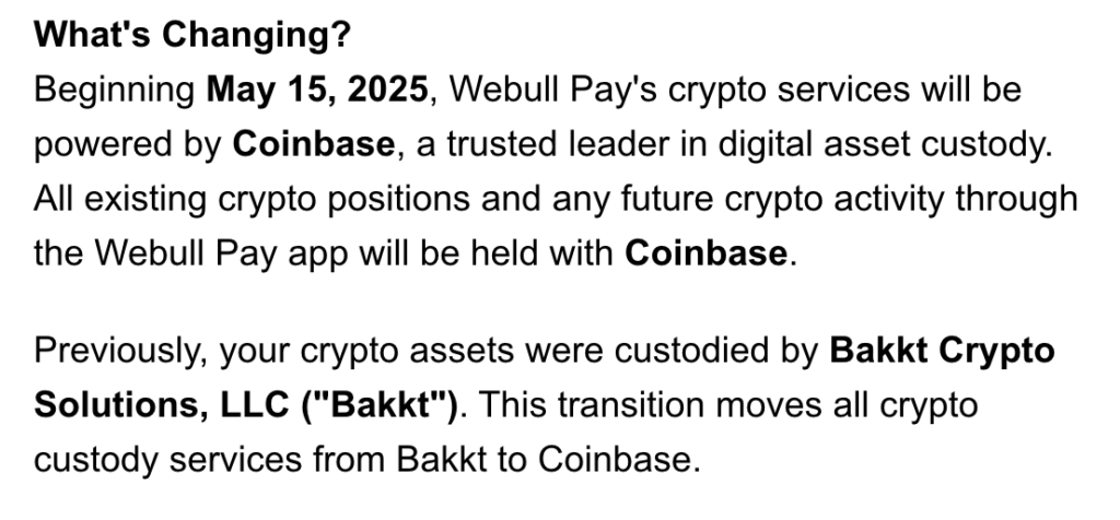 Webull taps Coinbase for crypto custody, trading, and staking - 2