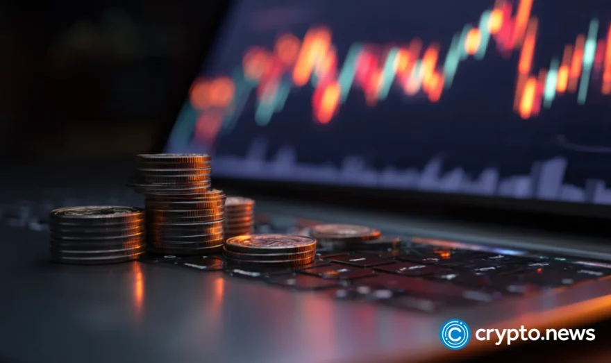 Chart showing Wormhole price climbing