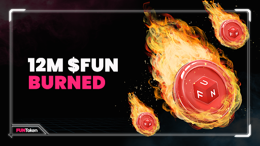 FUNToken burns 12 million FUN in deflationary power move - 2