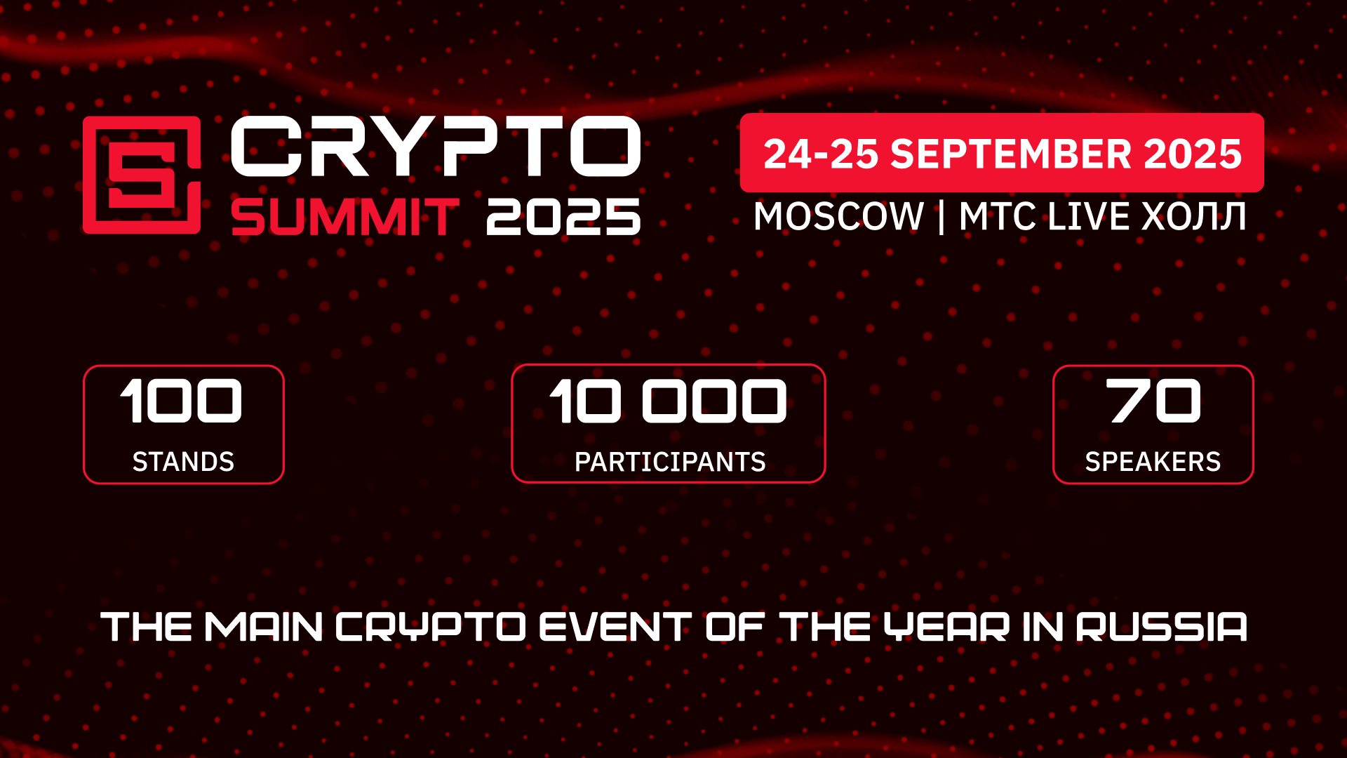 VII Crypto Summit 2025 brings blockchain leaders to Moscow