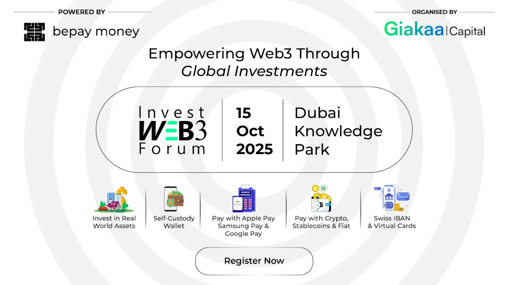 bepay money powers Dubai’s Invest Web3 Forum, bringing $500b+ AUM leaders - 2