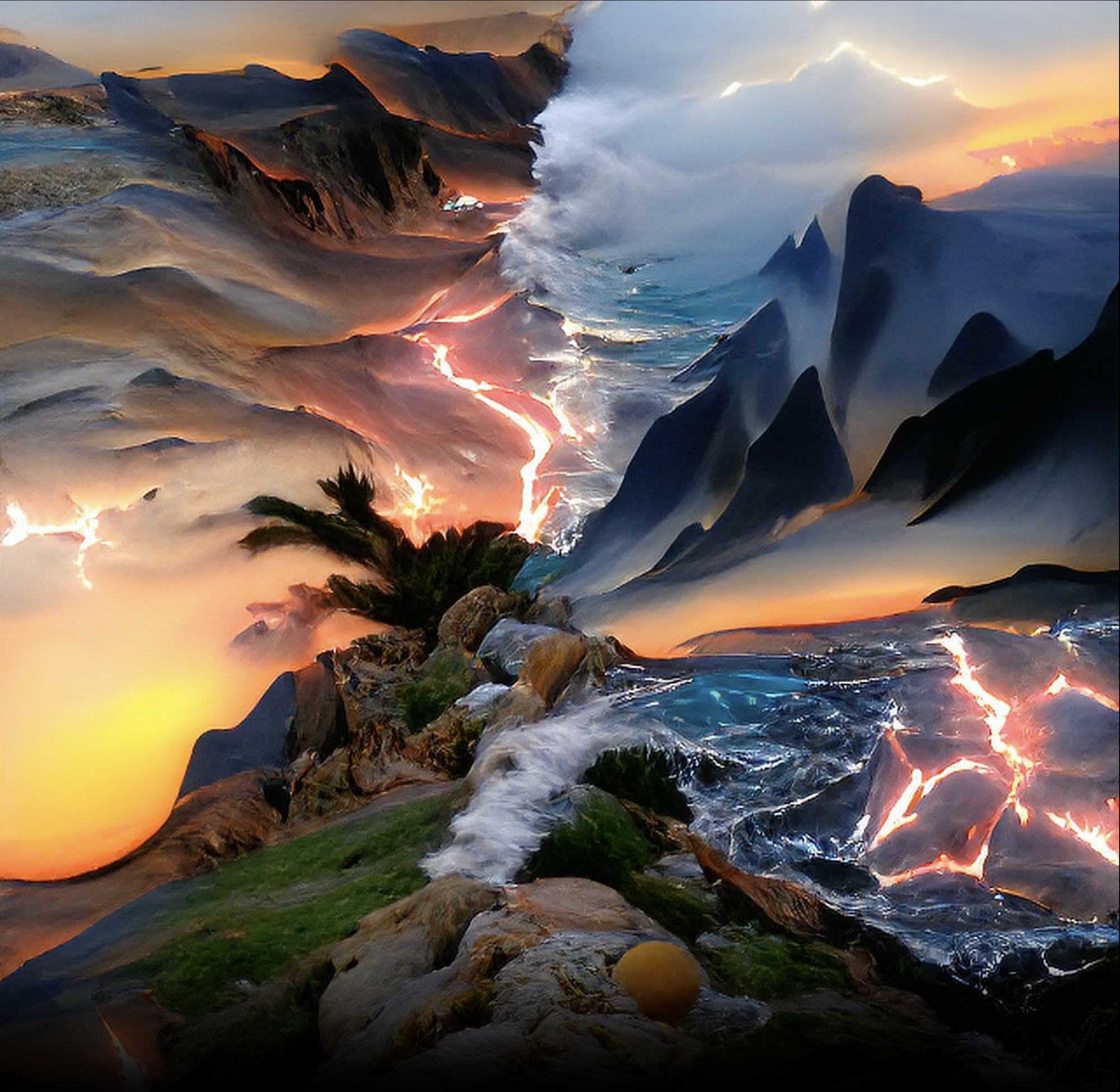 Memo Akten, Still from ‘Deeper Meditations #1’, 2021, Generative video | Source: Art on Tezos