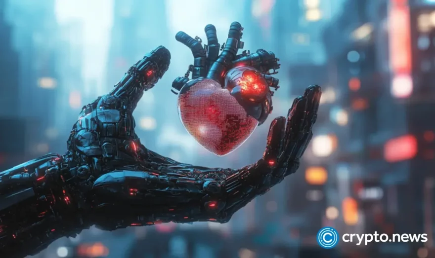 heart, decentralized network, hands