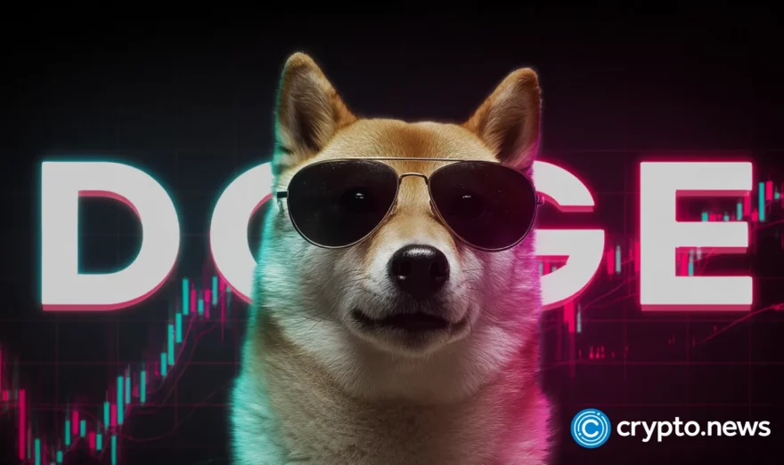 Dogecoin price chart from TradingView showing bullish structure.
