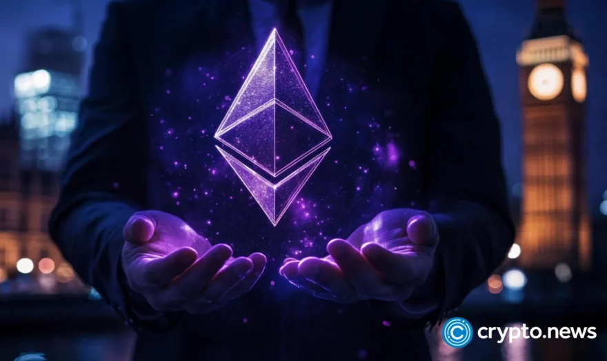 Chart showing ETH's price trend amid Ethereum ETF outflows.