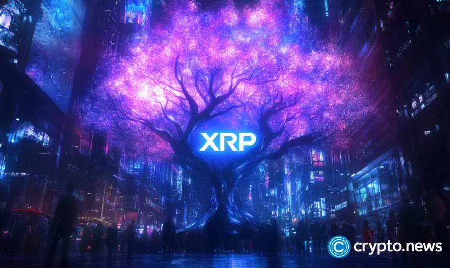 Screenshot of XRP price chart from crypto.news.
