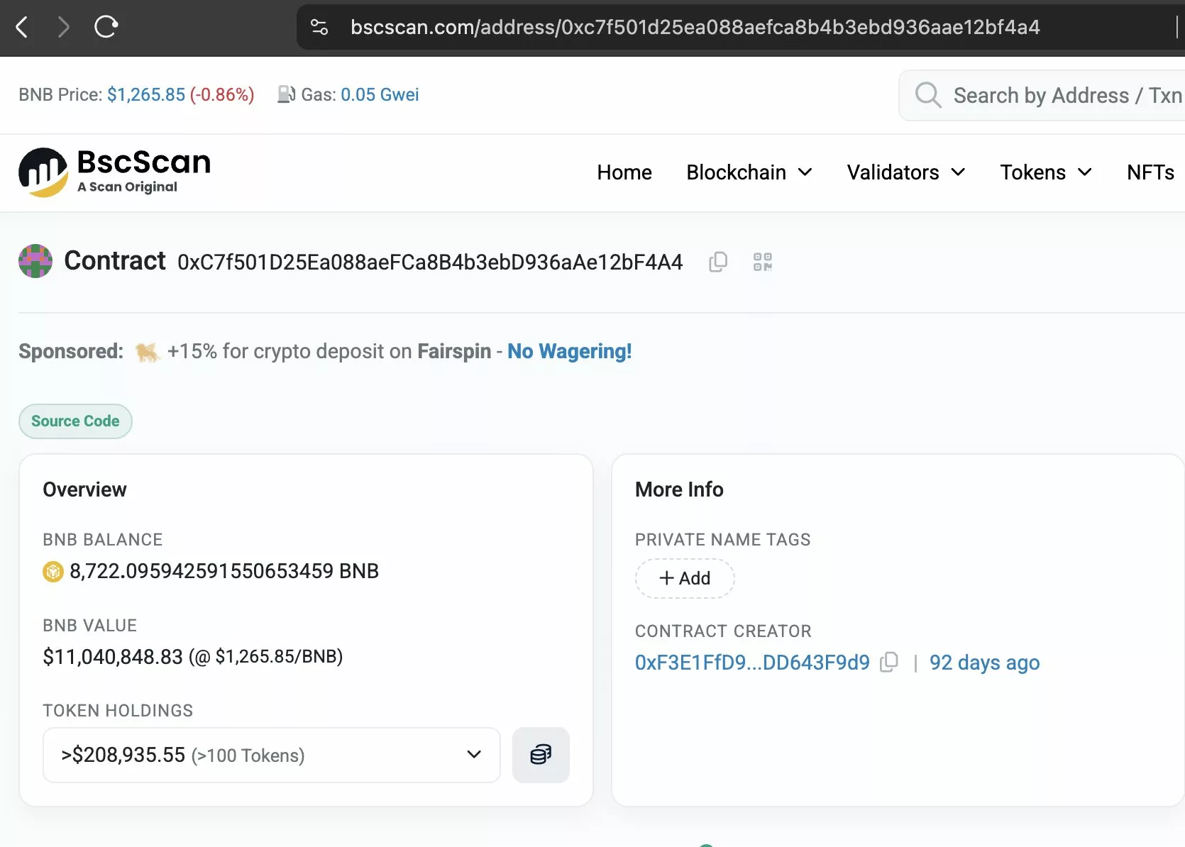 Giggle Academy received a donation of more than $11 million worth of BNB | Source: CZ