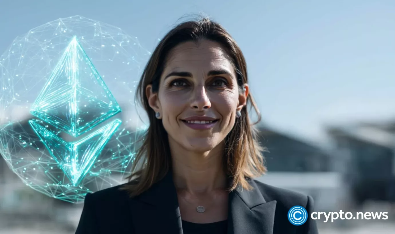 Maja Vujinovic, CEO of FG Nexus, who explains how tradFi will have to adapt to blockchain