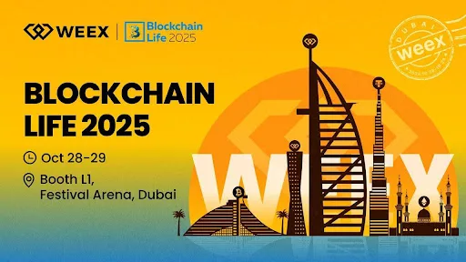 WEEX powers Blockchain Life 2025 in Dubai: Strengthening ties with local community as most KOL friendly exchange - 1