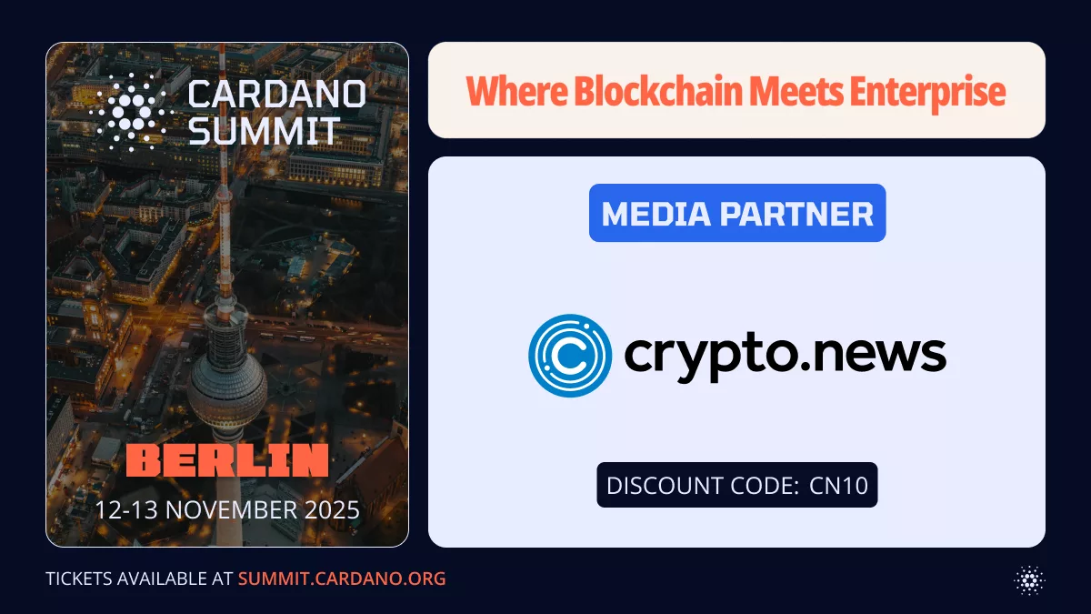 Crypto.news named official media partner of Cardano Summit 2025, unlocking exclusive reader benefits - 1