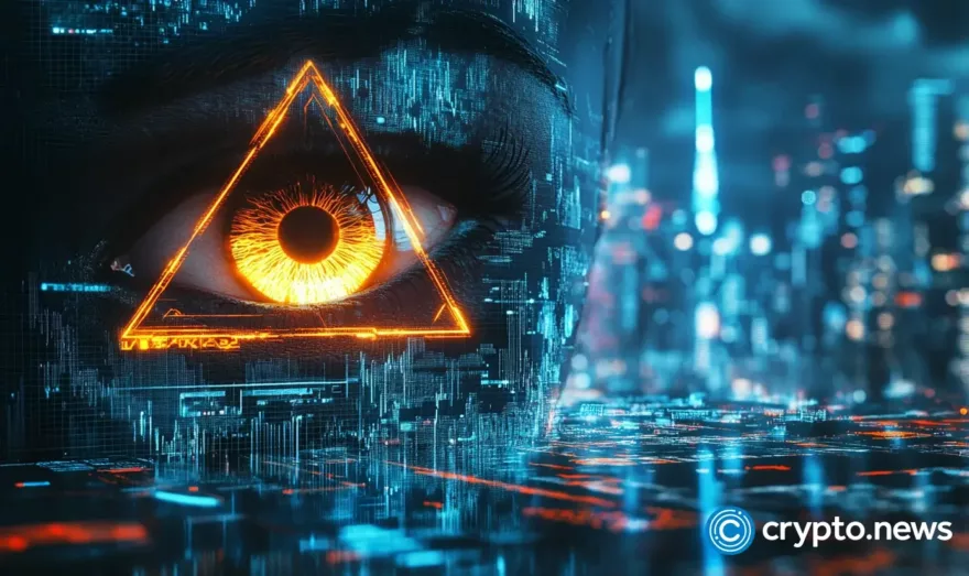 World App screen showing encrypted chat and crypto wallet features