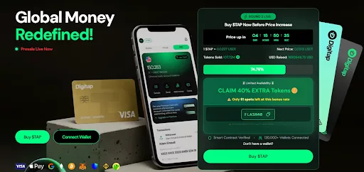 Digitap nears $2 million becoming the leading crypto presale in the market - 2