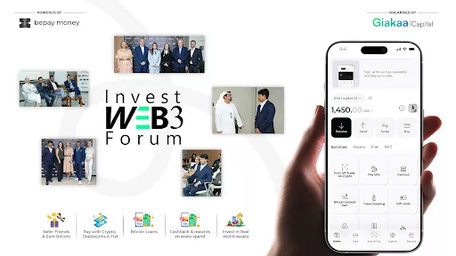 bepay money unveils $1 Million Bitcoin Rewards and next-gen merchant solution at Invest Digital Assets Forum Dubai 2025 - 1