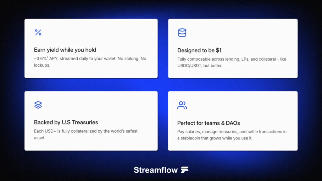 Streamflow announces USD+, a yield-bearing Solana stablecoin backed by U.S. Treasury Bills - 5