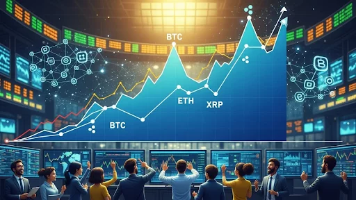 Crypto markets rebound as traders' risk appetite returns, with BTC mining demand increasing more than tenfold - 1