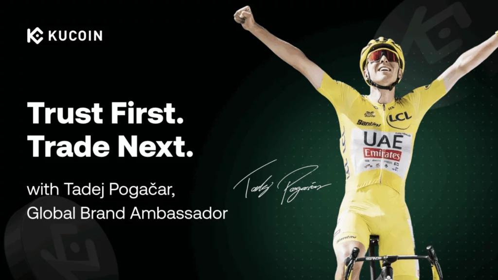 KuCoin partners with Tadej Pogačar in one of the few value-driven collaborations between crypto and elite cycling - 2