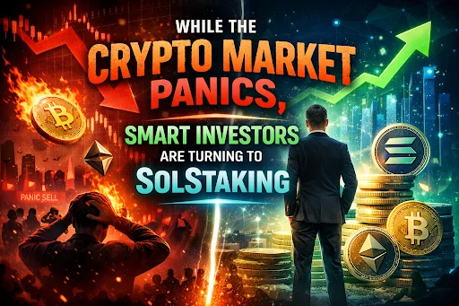 Crypto market in panic: Smart investors are positioning in SolStaking - 1