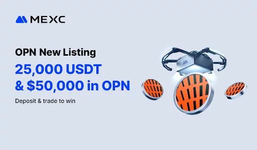 MEXC lists Opinion with $50,000 in OPN and 25,000 USDT Airdrop+ rewards - 1