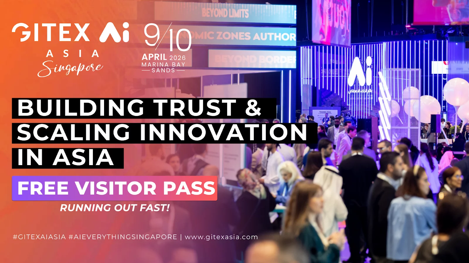 GITEX AI ASIA 2026 returns to Singapore on 9–10 April - 2