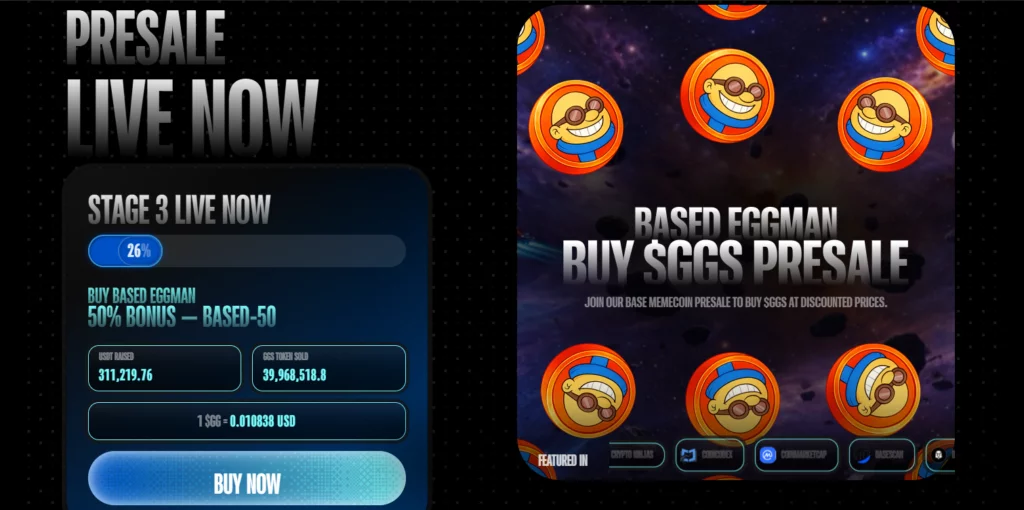 Best crypto to buy: New crypto Based Eggman rises as memecoins return, GGs could be the next crypto to explode - 3